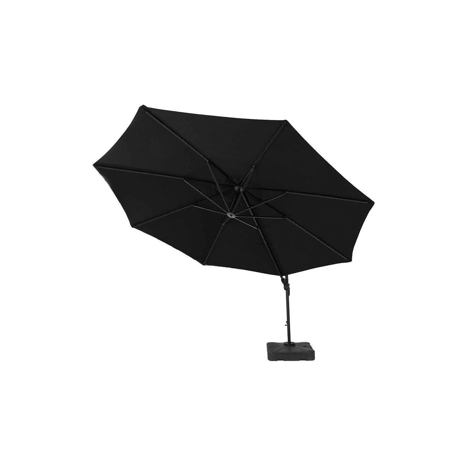 3.5m Round Overhanging Parasol with fillable base - image 1