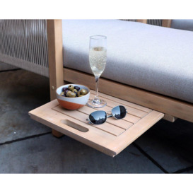 Roma Rope Sun Lounger with side table - thumbnail 2
