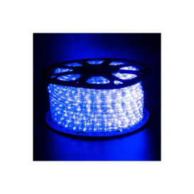 Static LED Rope Light Kit With Wiring Accessories Kit 45m Blue - thumbnail 3