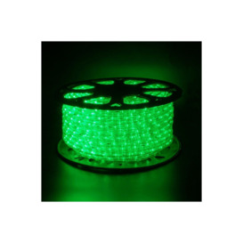 Static LED Rope Light Kit With Wiring Accessories Kit 45m Green - thumbnail 3