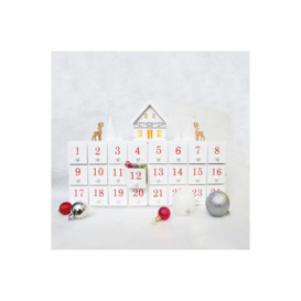 Netagon Battery Powered Wooden Christmas Countdown Advent Calendar - thumbnail 1
