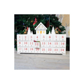Netagon Battery Powered Wooden Christmas Countdown Advent Calendar - thumbnail 3