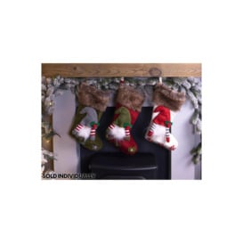Home Indoor Festive Luxury Gonk Christmas Stocking - thumbnail 3