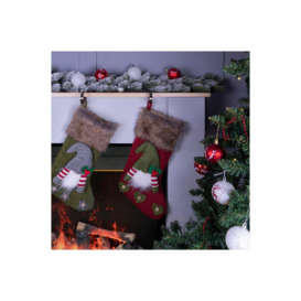 Set of 4 Christmas Stocking Holders - thumbnail 3