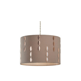'Louie' Pendant Shade Beige and Copper