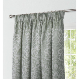 Keswick Floral Fully Lined Pencil Pleat Curtains - thumbnail 3