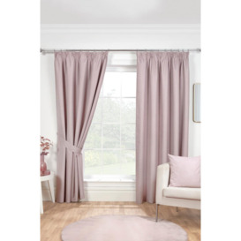 Eclipse Pencil Pleat Blackout Curtains Taped Curtain Pair