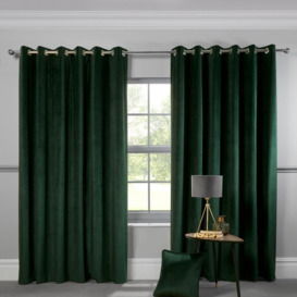 Abington Thermally Lined Velvet Eyelet Curtains