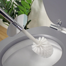 'Octavia' Grey Toilet Brush & Holder - thumbnail 2