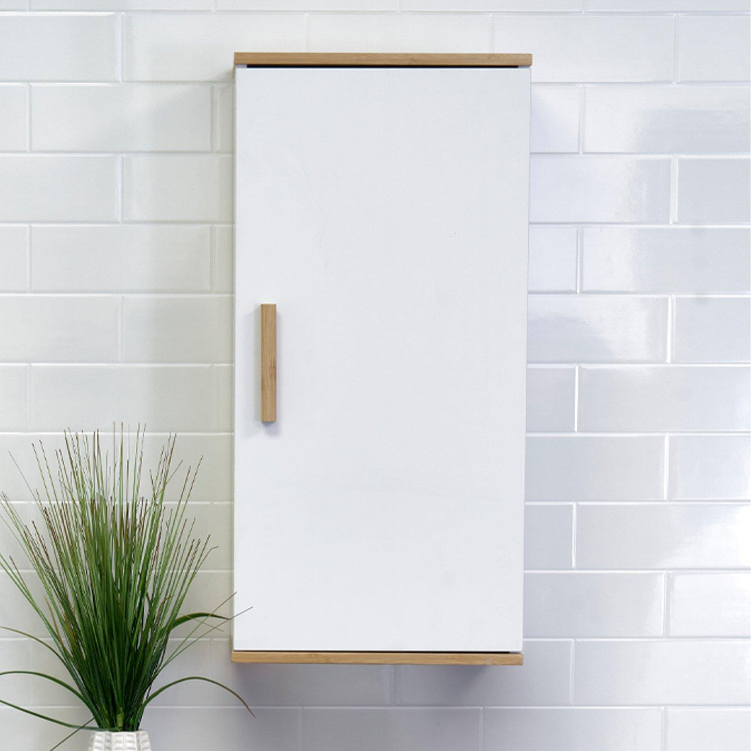 'Nola' Single Wall Mounted Bathroom Cabinet - image 1