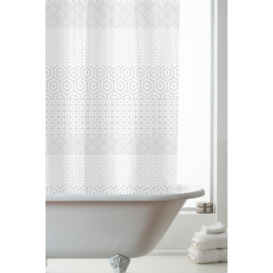 Shower Curtain Geo 180 x 180cm
