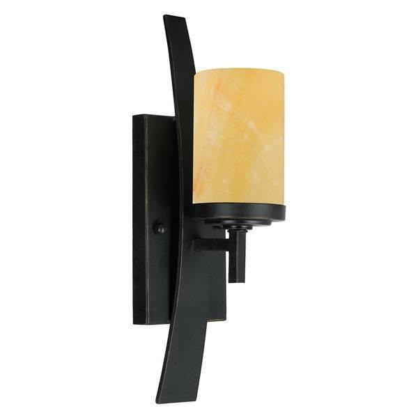 Kyle 1 Light Indoor Candle Wall Light Imperial Bronze E27 - image 1