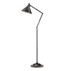 Provence 1 Light Floor Lamp Old Bronze E27 - thumbnail 1