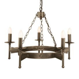 Cromwell 5 Light Chandelier Old Bronze Finish E14