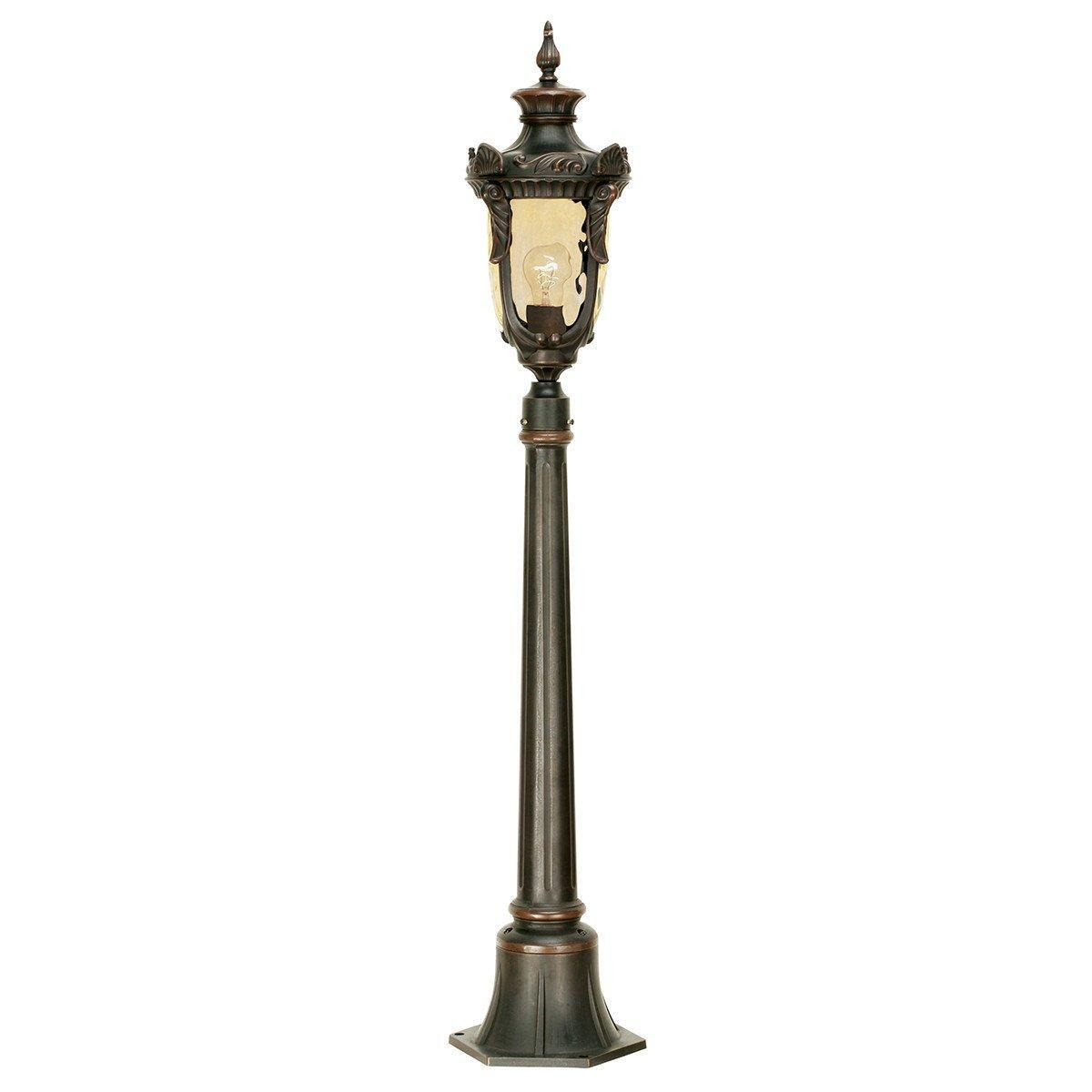 Philadelphia 1 Light Medium Outdoor Bollard Lantern Old Bronze IP44 E27 - image 1