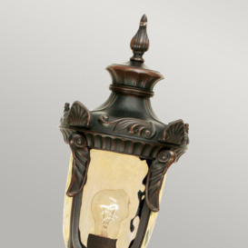 Philadelphia 1 Light Medium Outdoor Bollard Lantern Old Bronze IP44 E27 - thumbnail 2