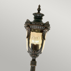 Philadelphia 3 Light Large Outdoor Lamp Post Old Bronze IP44 E27 - thumbnail 2