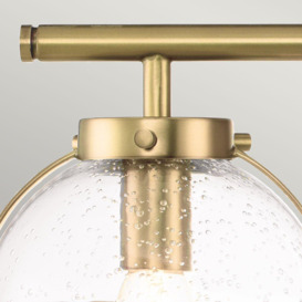 Hinkley Hollis Bathroom Wall Lamp Heritage Brass IP44 - thumbnail 3