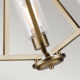 Kichler Deryn Multi Arm Pendant Ceiling Light Natural Brass - thumbnail 3