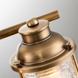 Kichler Ashland Bay Wall Lamp Natural Brass IP44 - thumbnail 3