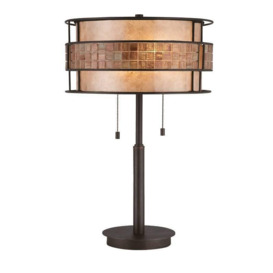 Laguna 2 Light Table Lamp Renaissance Copper E27
