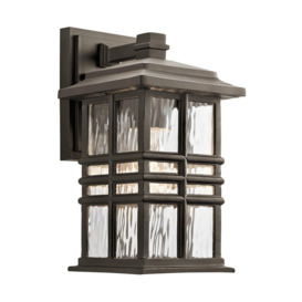 Beacon Outdoor 1 Light Wall Lantern Olde Bronze IP44 E27 - thumbnail 1