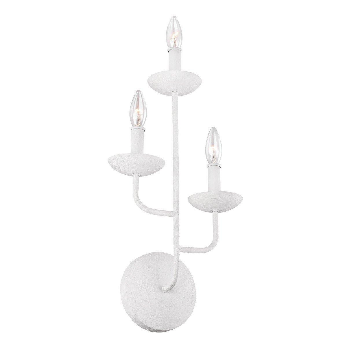 Feiss Annie Candle Wall Lamp Plaster White - image 1