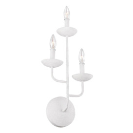 Feiss Annie Candle Wall Lamp Plaster White - thumbnail 1