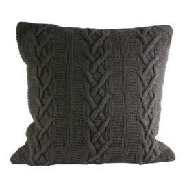 Aran Cable Knit Cushion