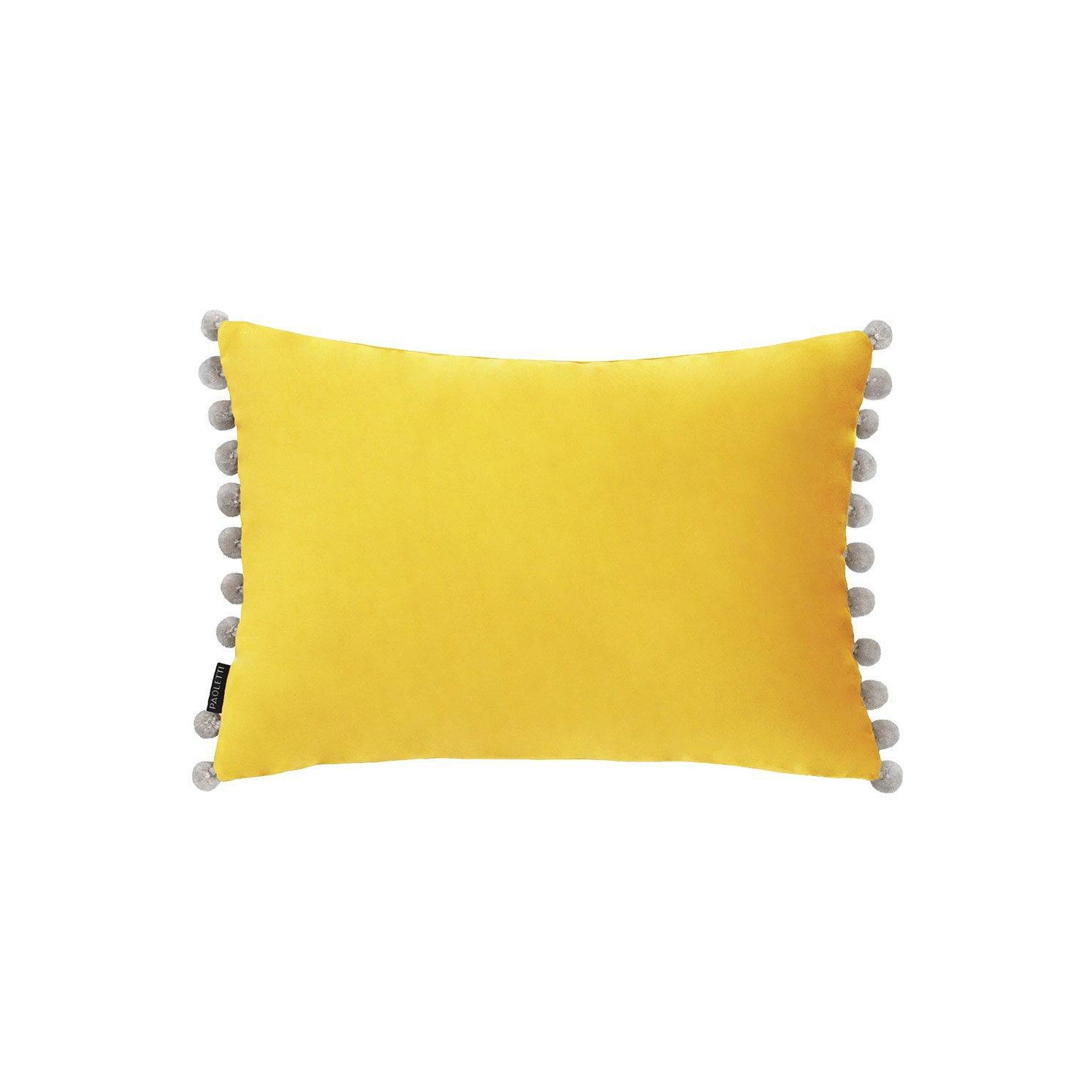 Fiesta Soft Velvet Pom Pom Trimmed Cushion - image 1
