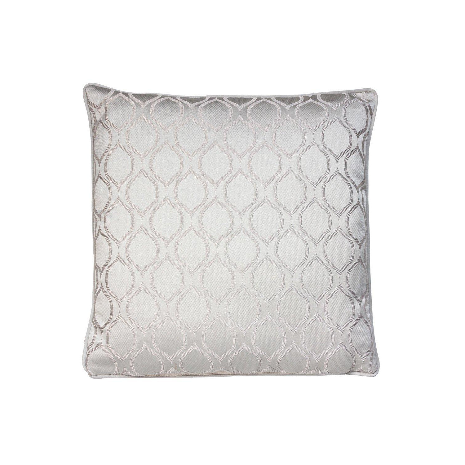 Solitare Geometric Printed Piped Cushion - image 1