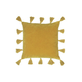 Medina Tasselled Soft Velvet Cushion