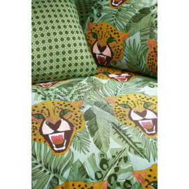 Untamed Tropical Cheetah Duvet Cover Set - thumbnail 3