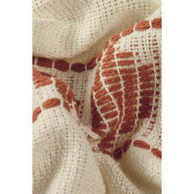Pangea Woven Cotton Tasselled Throw - thumbnail 2