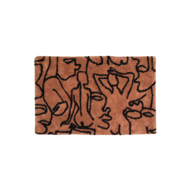 Everybody Abstract Tufted Cotton Anti-Slip Bath Mat
