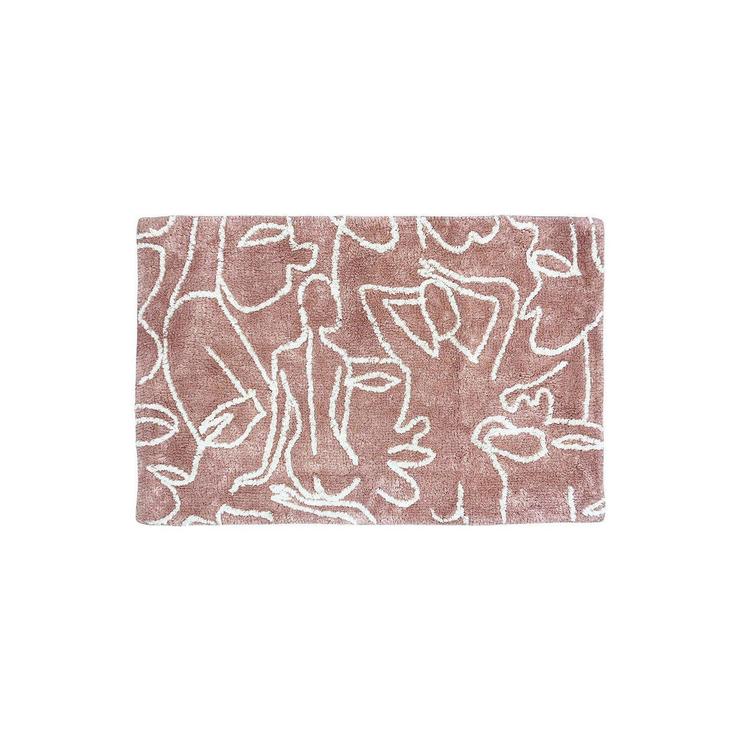 Everybody Abstract Tufted Cotton Anti-Slip Bath Mat - image 1