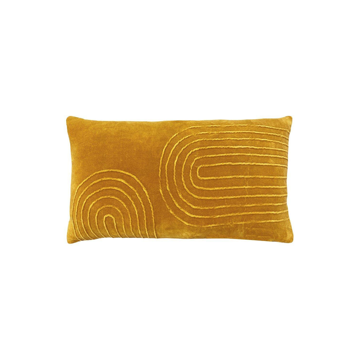 Mangata Pleated Soft Velvet Cushion - image 1