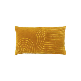 Mangata Pleated Soft Velvet Cushion