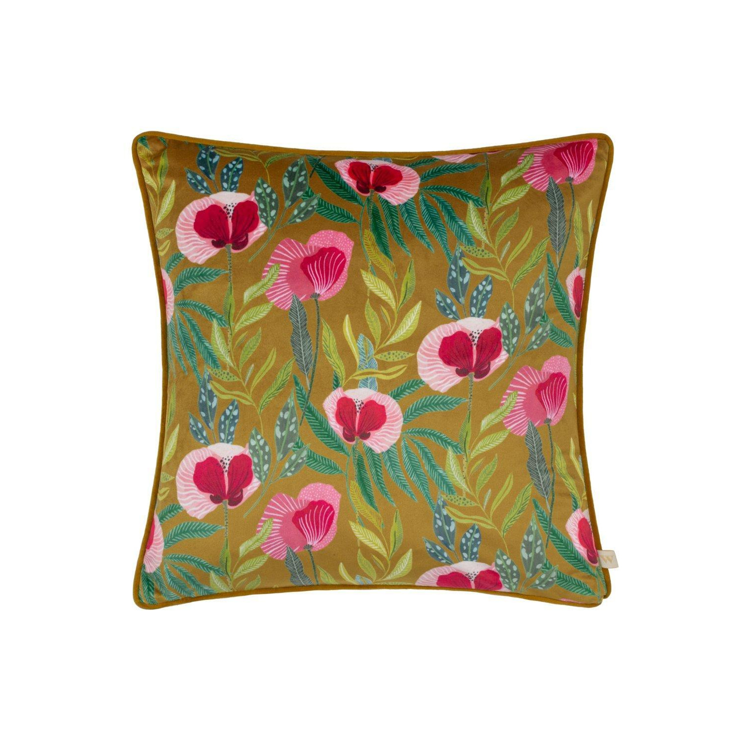 House of Bloom Poppy Piped Polyester Filled Cushion - image 1