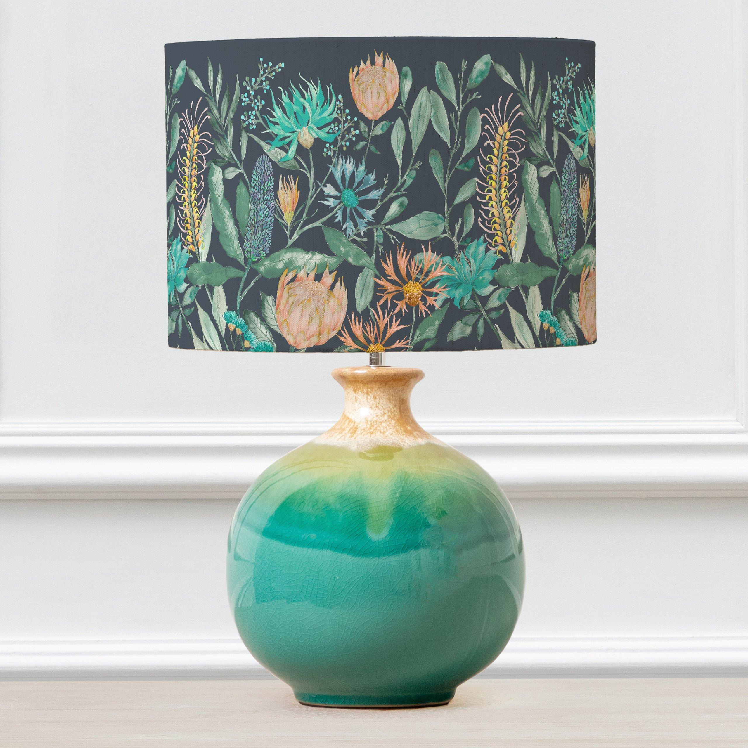 Neso Table Lamp With Fortazela Eva Lampshade - image 1