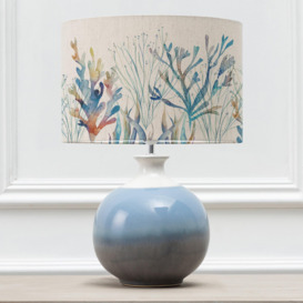 Neso Table Lamp With Coral Eva Lampshade - thumbnail 1