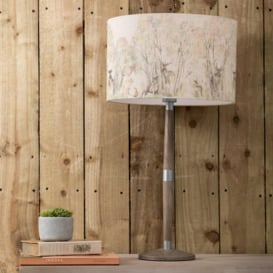 Solensis Tall Table Lamp With Enchanted Forest Eva Lampshade - thumbnail 2