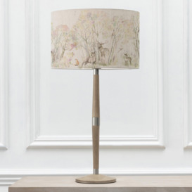 Solensis Tall Table Lamp With Enchanted Forest Eva Lampshade - thumbnail 1