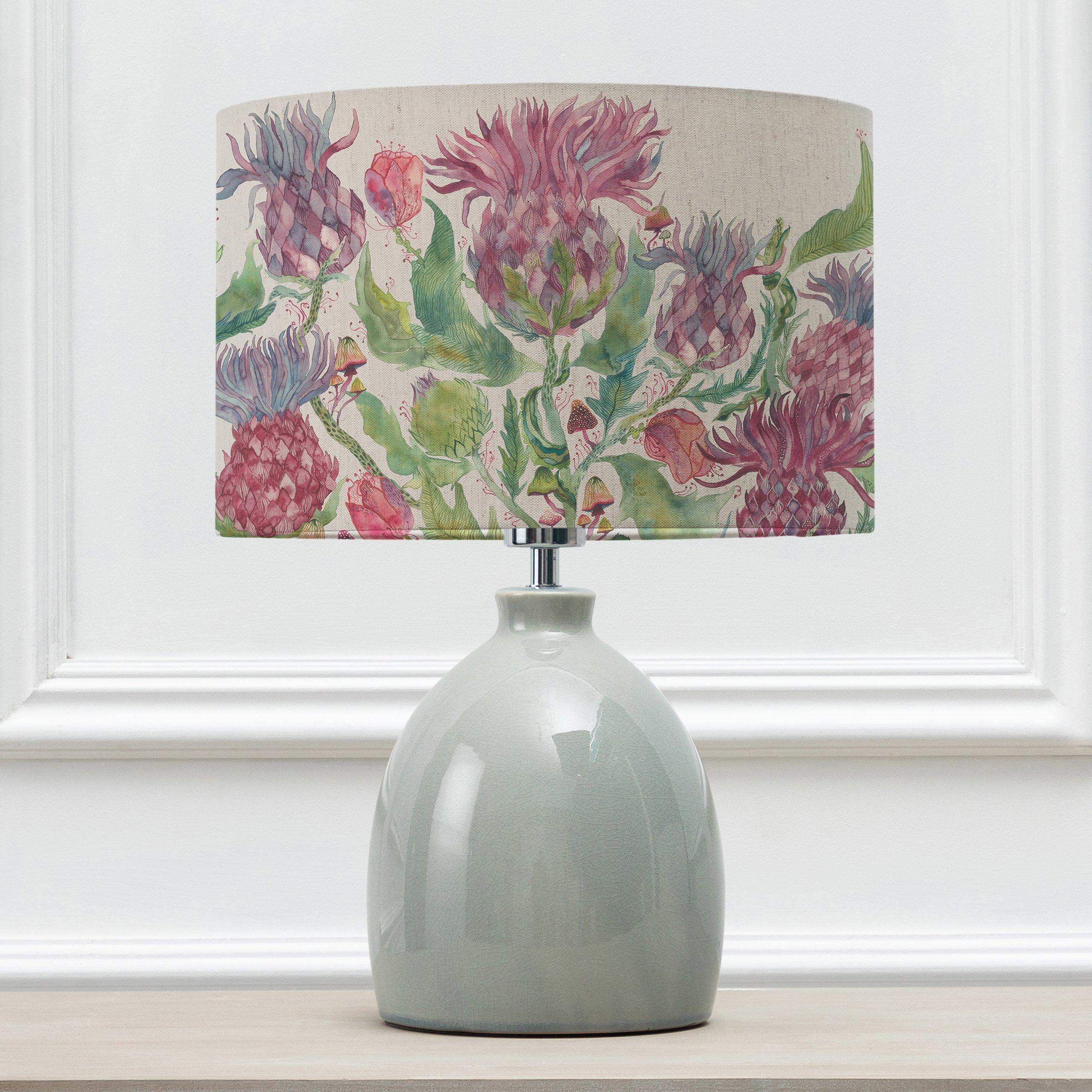 Leura Table Lamp With Fairytale Bristle Eva Lampshade - image 1