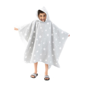 Star Kids Hooded Towel Poncho