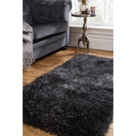 Shaggy Floor Rug Large Plain Soft Sparkle Mat Thick 5cm Pile