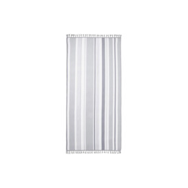 Striped Tassel Beach Quick Dry Microfiber Towel, 71 x 152cm