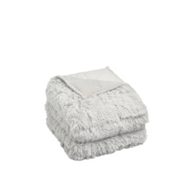 Fluffy Fleece Weighted Blanket Sensory Throw, 125 x 180cm - 6kg