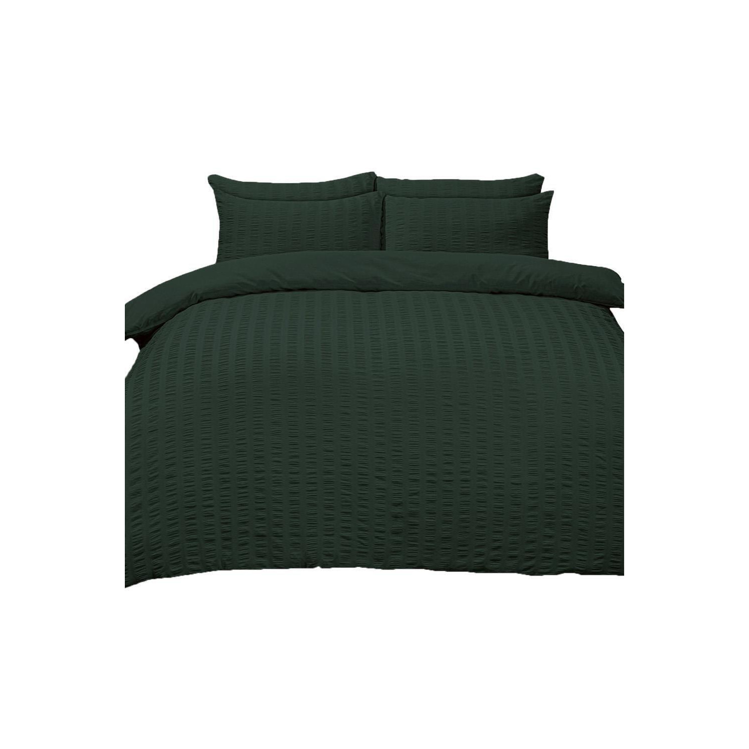 Seersucker Duvet Cover with Pillowcase Bedding