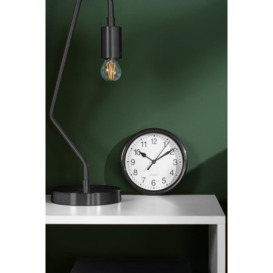 Basic Wall Clock Round Analogue Vintage Home Decor Bedroom Kitchen - thumbnail 1